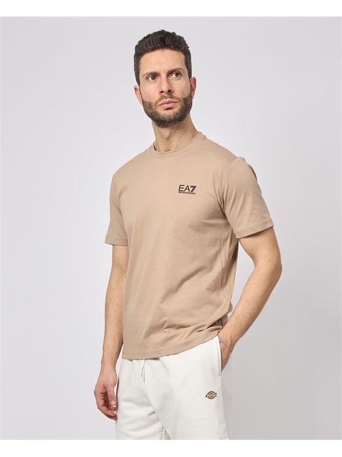 T-shirt girocollo EA7 con logo a contrasto EMPORIO ARMANI EA7 | 8NPT25-PJVPZU6155